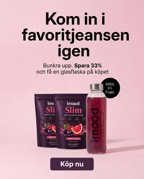 33% + GRATIS glasflaska