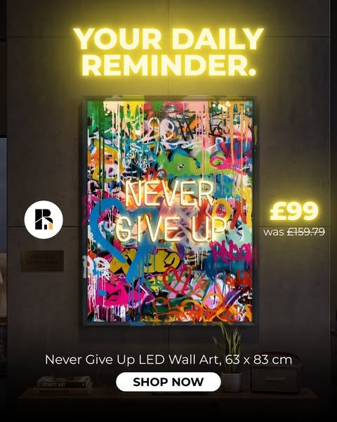 Neon Graffiti, Ready To Hang