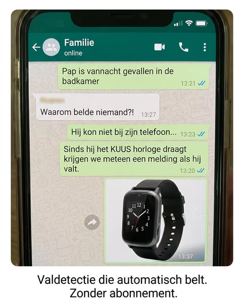 Horloge met valdetectie - zonder abonnement