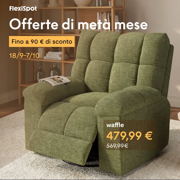 FlexiSpot Waffle: risparmia 90€