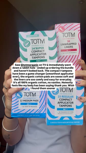 Clean standards, finally applied to period care.