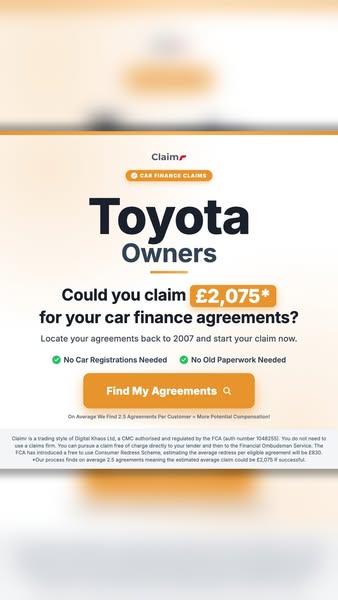 Was Your Toyota Finance Mis-Sold? Check Now