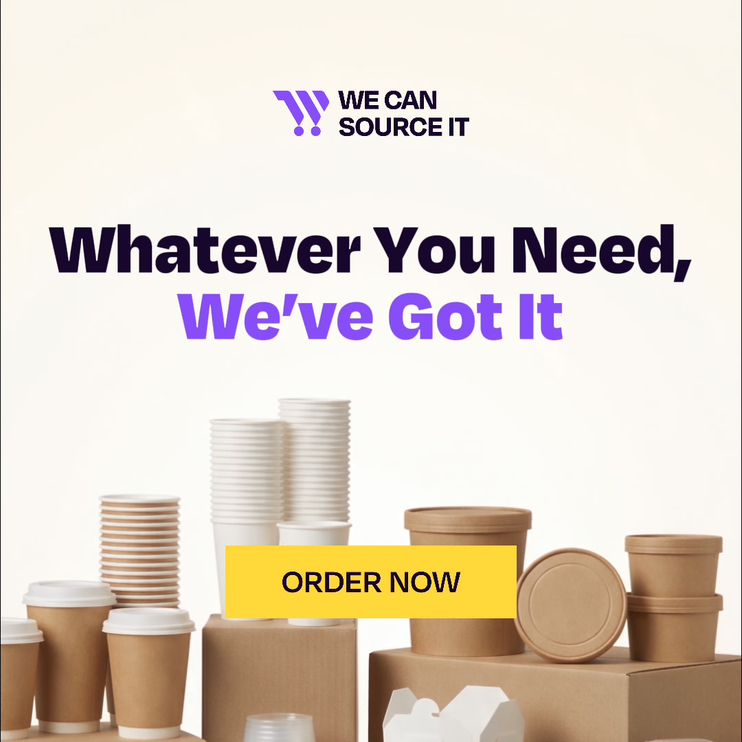 Never run out. One supplier for it all.