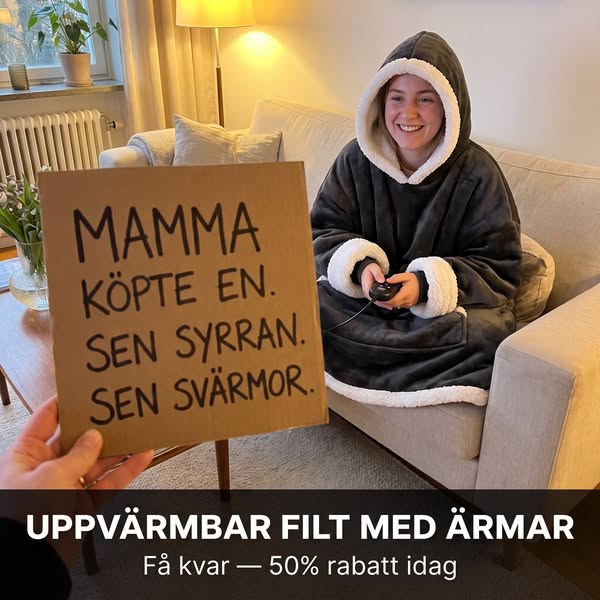 50% på VÄRMORA™ idag – frys aldrig hemma igen.