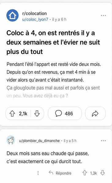 Deux mois vide, puis tout ralentit