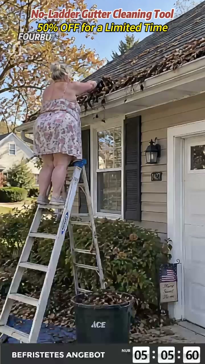 Make the next gutter cleanup a ground-level job.