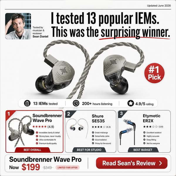 13 Popular IEMs tested, 1 came on top.