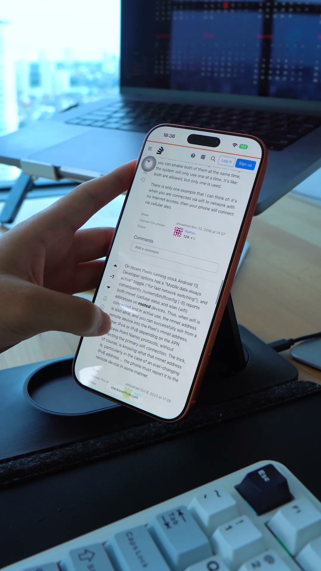 Lift your phone. Charge with ease