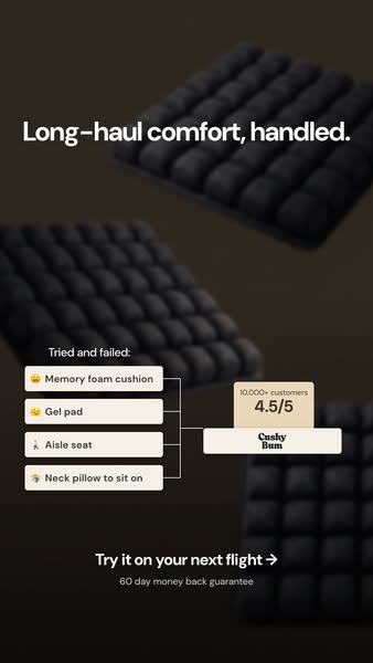 The Perfect Travel Seat Cushion