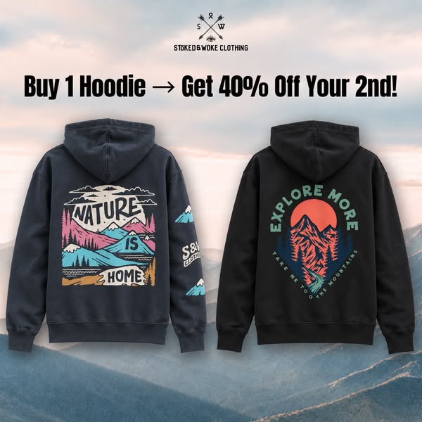 Buy 1 Hoodie, Get 2nd 40% Off