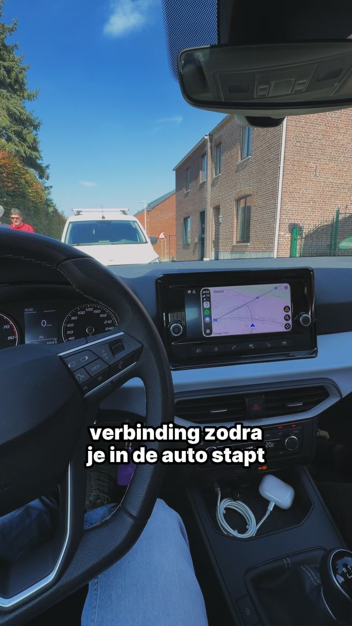 Upgrade je auto met draadloze CarPlay en Android Auto