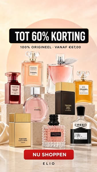 Designerparfums tot -55%