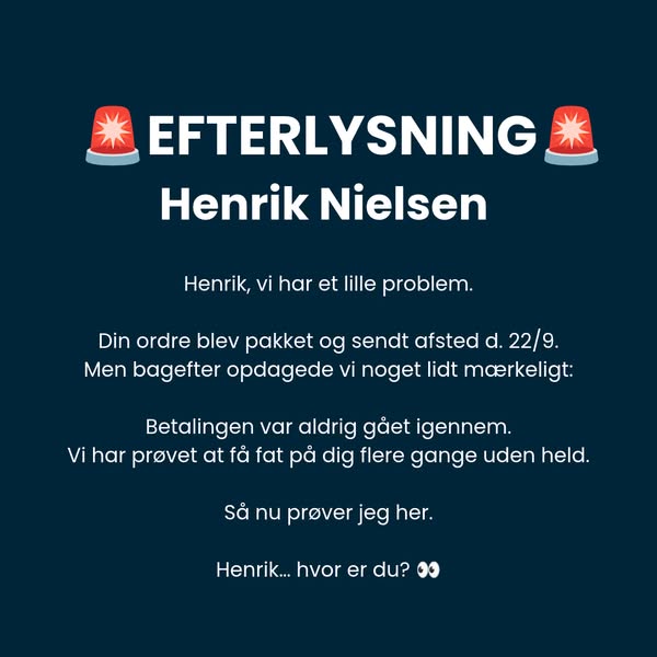Henrik, hvor er du?