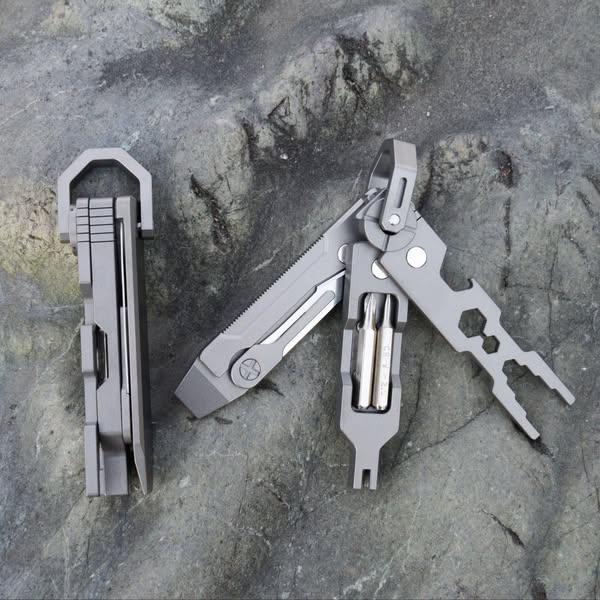 JOAT-Titanium EDC Multi-Tool Utility Gadget Outdoor Pocket Knife Wrench Keychain+15% off +Free shipping