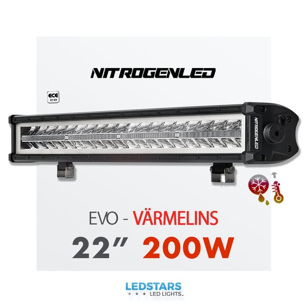 NITROGEN 22″ 200Watt - Med VÄRMELINS - SUPER REA!