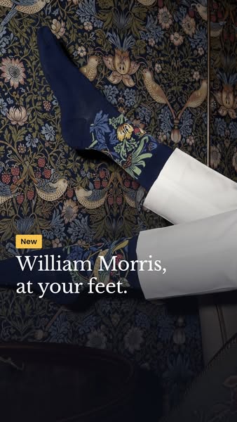 New: William Morris socks