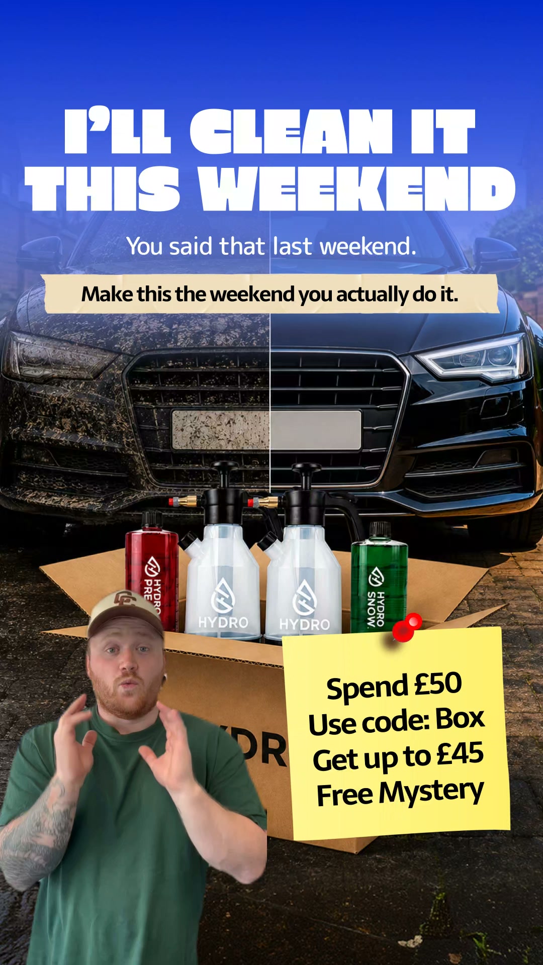 Code "BOX" for surprise...
