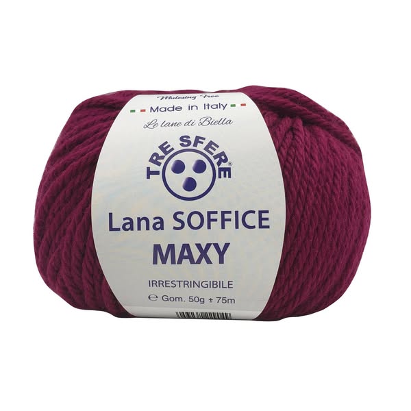 Filato lana soffice maxy | cf 500 gr | 50% lana 50% acrilico