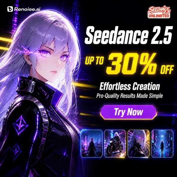 30% OFF Seedance 2.5