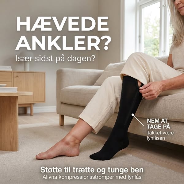 Støtte til trætte og tunge ben
