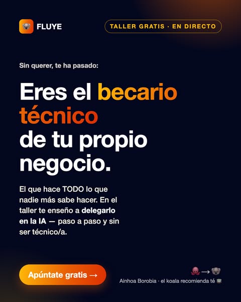 Deja de ser el becario de tu negocio