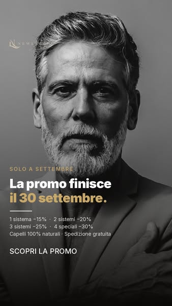 La promo finisce il 30 settembre