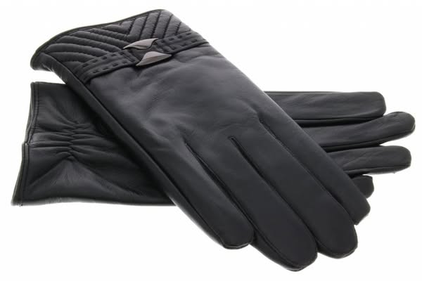 Echt lederen touchscreen handschoenen