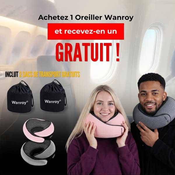 Livraison DOM TOM - Ne dormez plus jamais inconfortablement – découvrez le Wanroy™ ! Expédiée sous 24/48h GRATUITE
