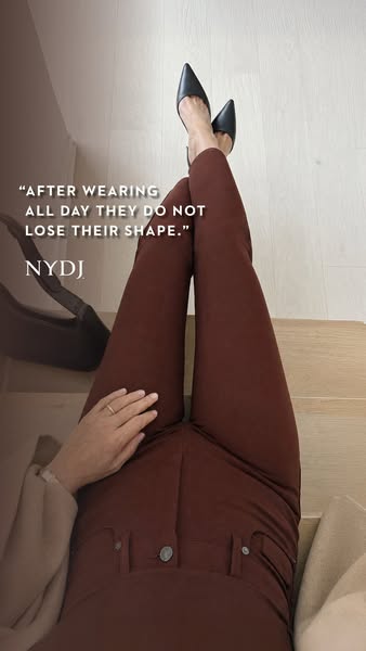 Marilyn Straight Pants Sculpt-Her™ Collection | Chocolate Fondant