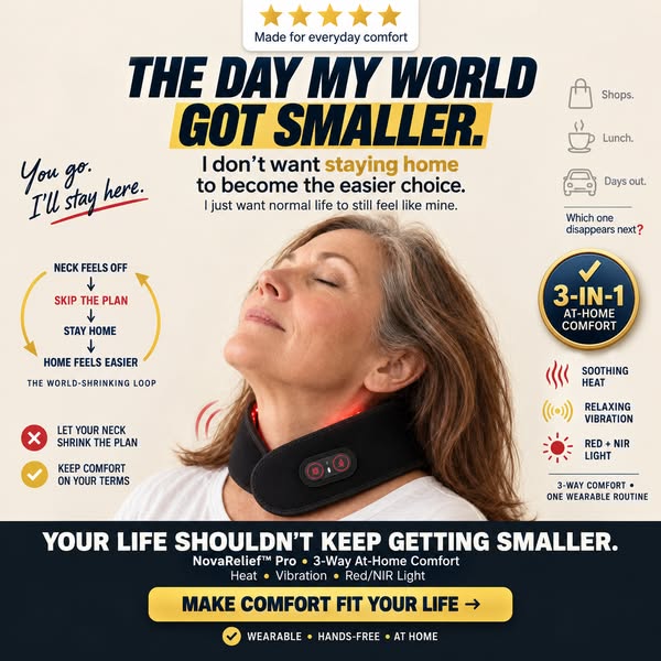 The 3-in-1 Neck Comfort Solution