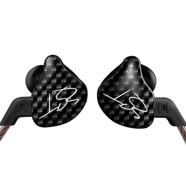 KZ ZST - Hybrid IEM Earphones Black / Mic