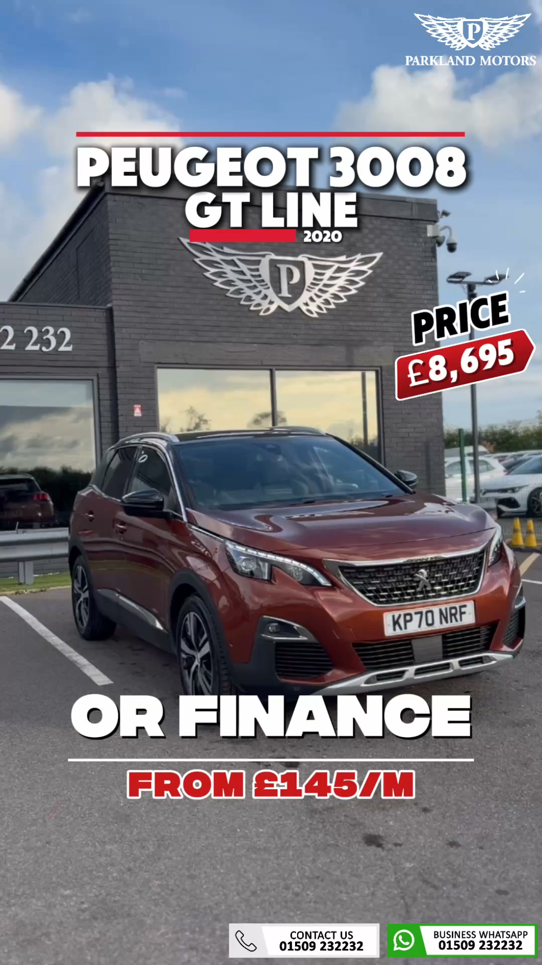 Peugeot 3008 – £8,695