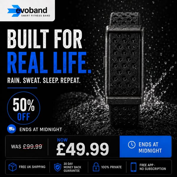 Evoband Health and Fitness Tracker