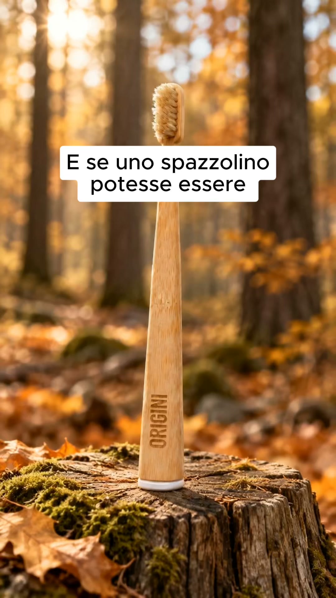 Il primo spazzolino italiano 100% NATURALE