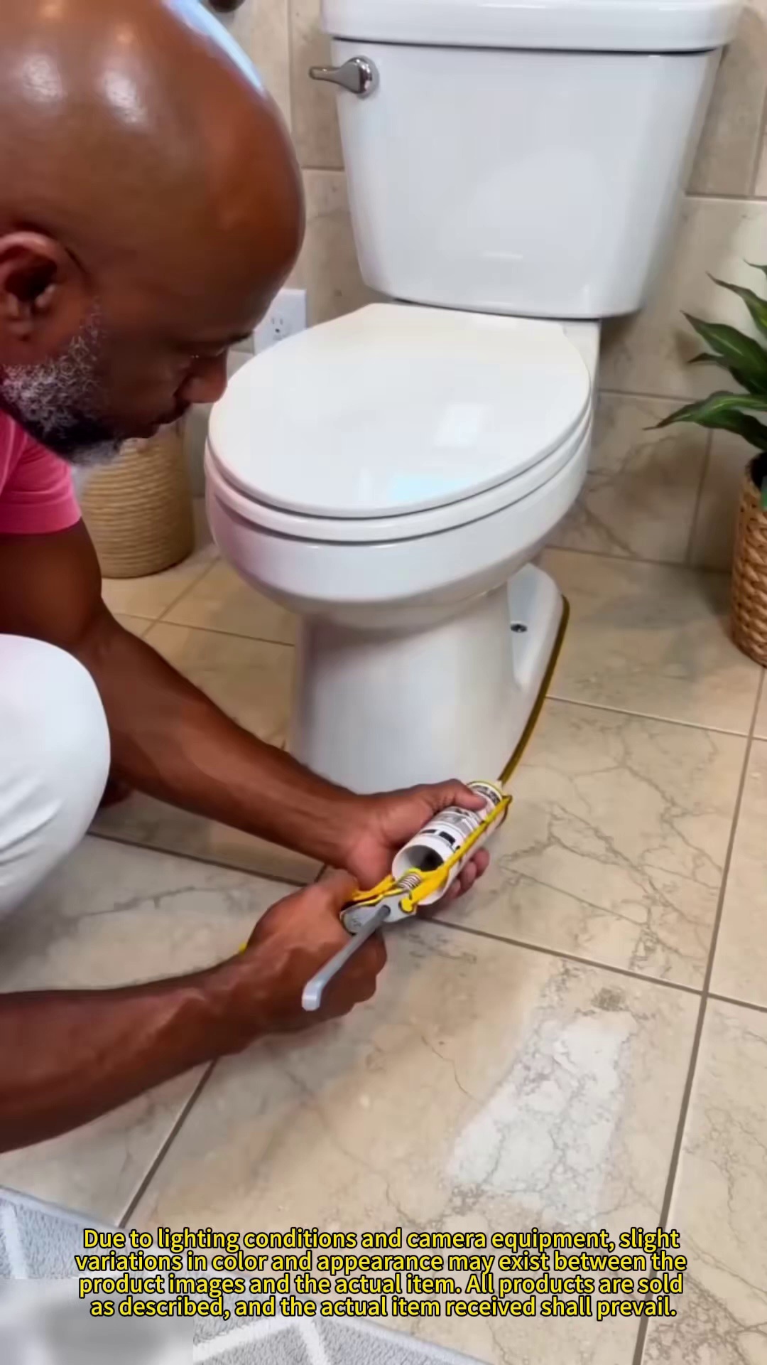 That black mould around your bathtub? This tape stops it.