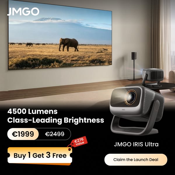 World-First 4K UHD Projector — JMGO IRIS Series