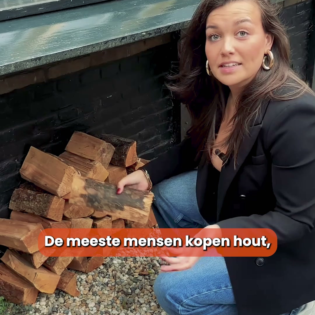 Gedroogd haardhout
