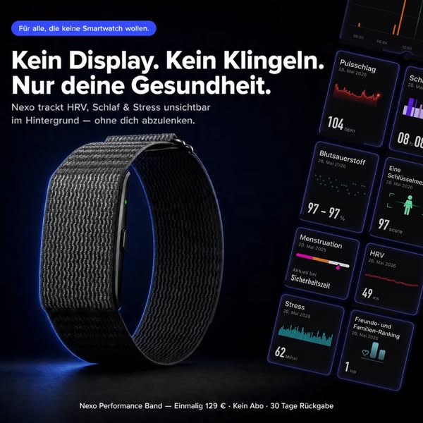 Kein Display. Kein Klingeln. Nur deine Gesundheit.