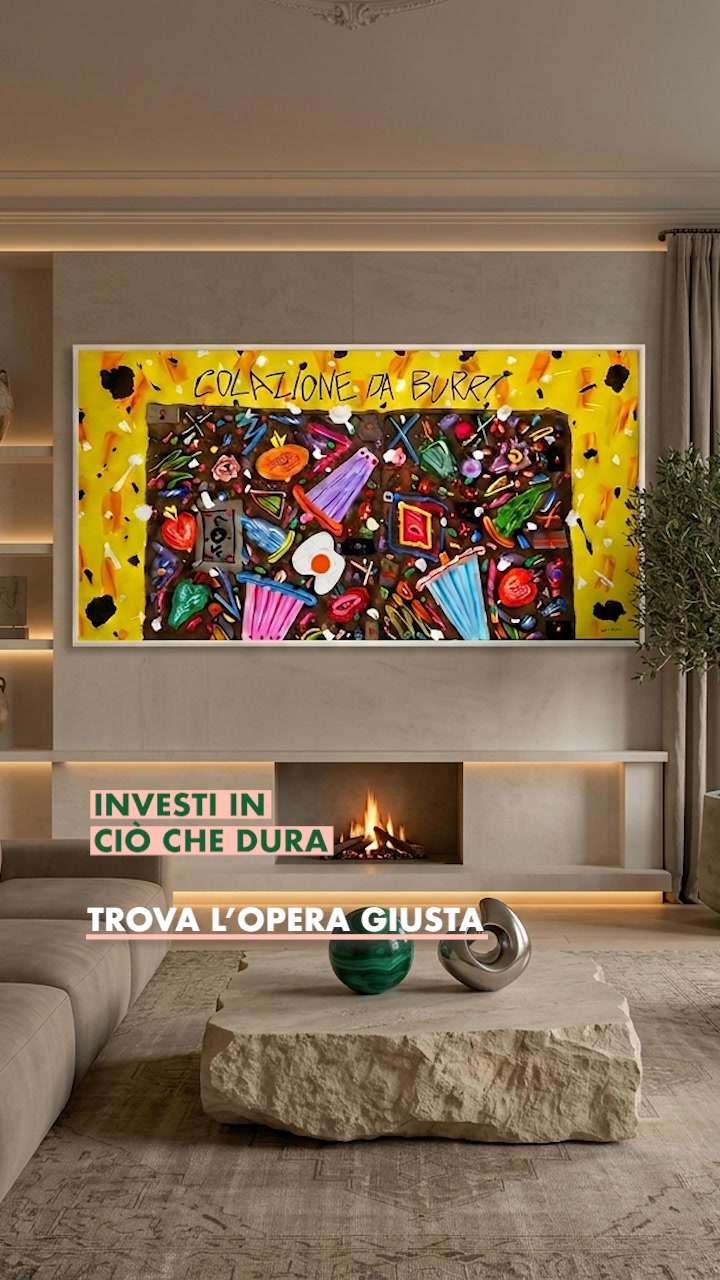 Investi in ciò che dura. Scegli l'arte.
