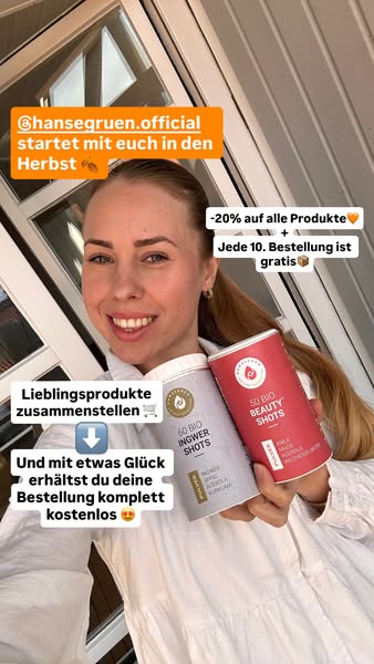 Herbststart mit 20% auf alles