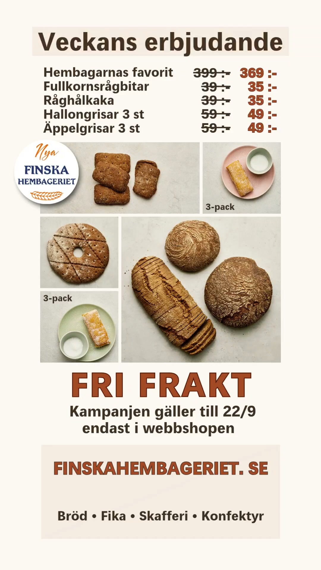 Anúncio de Nya Finska Hembageriet