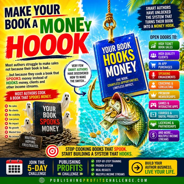 Why Your Book Is Not a Money Hook