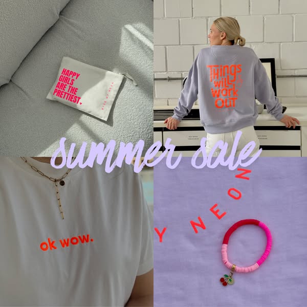 SUMMER SALE - alles bis zu 60% reduziert ㋡