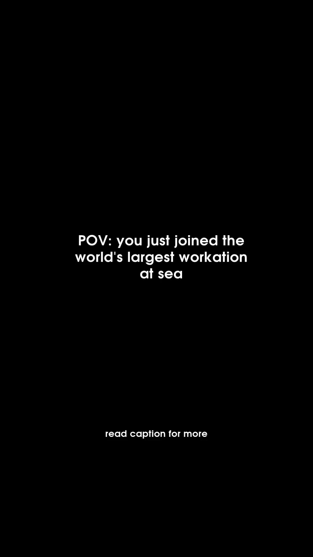 Join the world's largest workation at sea