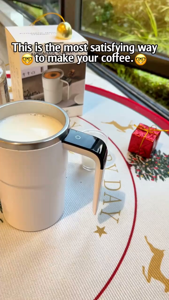 Rechargeable Self-Stirring Mug