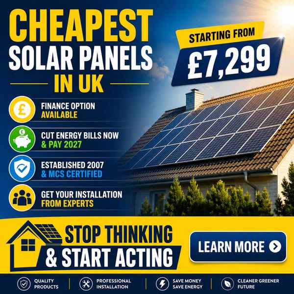 Unlock Cheap, Clean Energy — Zero Upfront Costs + Flexible Finance Options.