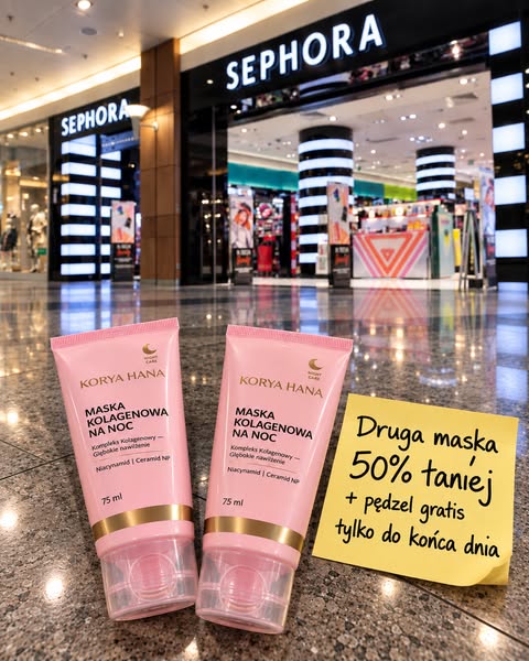 Druga Maska -50% + pędzel GRATIS ‼