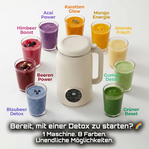 1 Maschine. 8 Farben. Unendliche Möglichkeiten.
