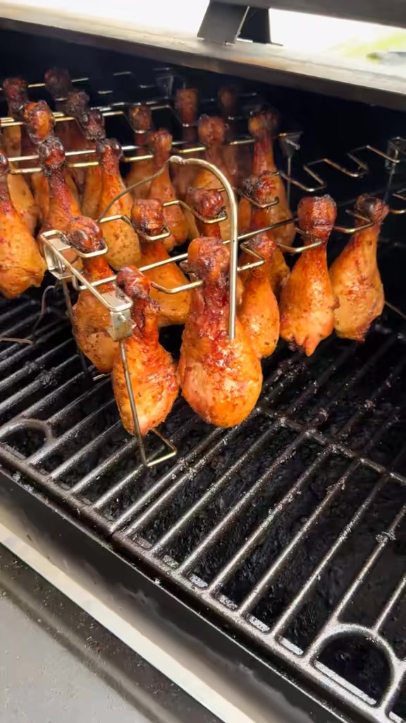 Metal Chicken Drumstick Rack, Multi Grid Chicken Leg Grill Rack, Dishwasher Safe Non Stick Barbecue Rack, Barbecue Utensils for Camping