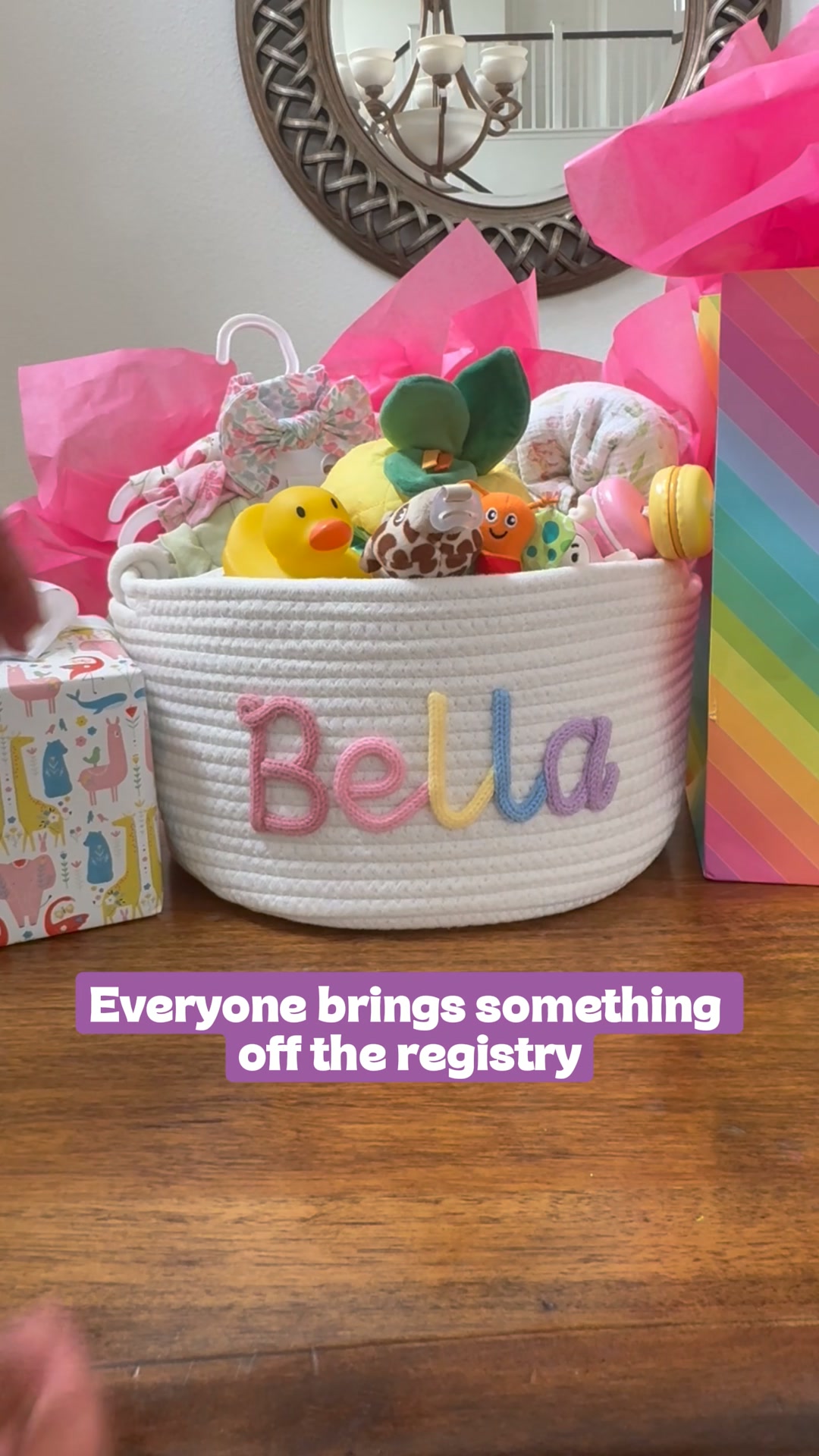Personalized Knitted Basket!